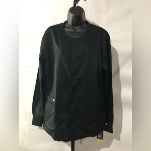 Cherokee Workwear WW Flex Snap Front Warm Up Scrub Jacket Size Small